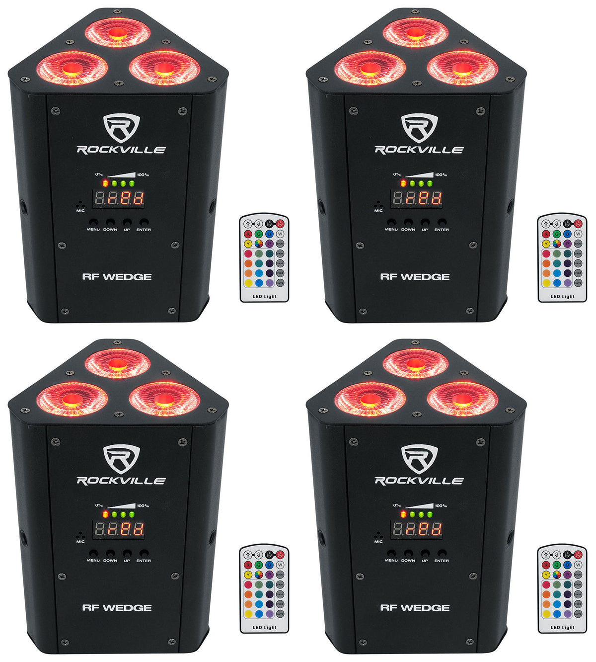 RF WEDGE BLACK 4-Pack