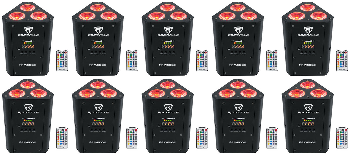 RF WEDGE BLACK 10-Pack
