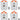 4 Rockville RF WEDGE WHITE RGBWA+UV Battery Wireless DMX DJ Up Lights+RF Remotes