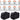 10 Rockville RF WEDGE WHITE RGBWA+UV Battery Wireless DMX Up Lights+Bags+Remotes