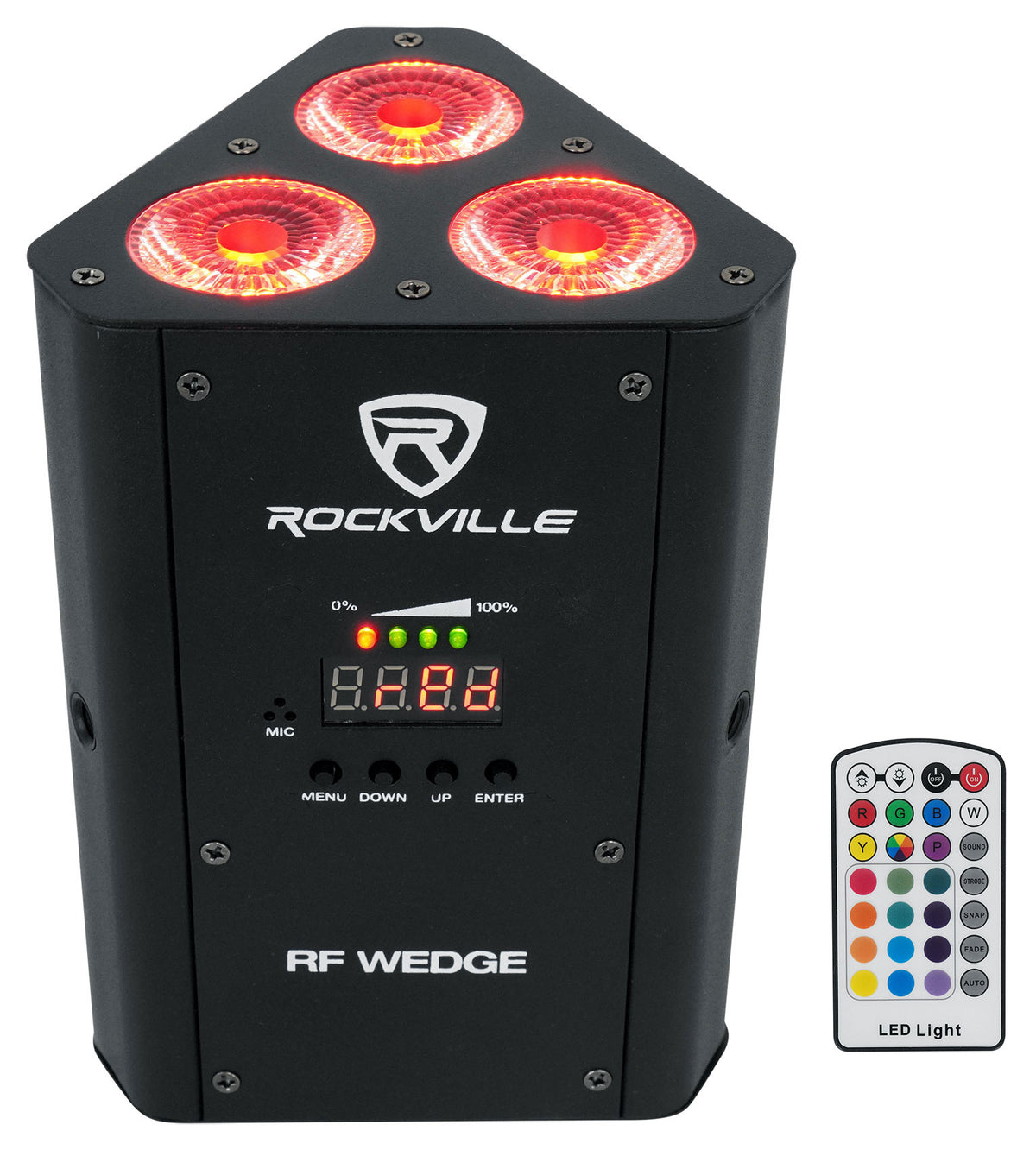 RF Wedge Black 4-Pack + ROCKFORCE W2 Controller Bundle