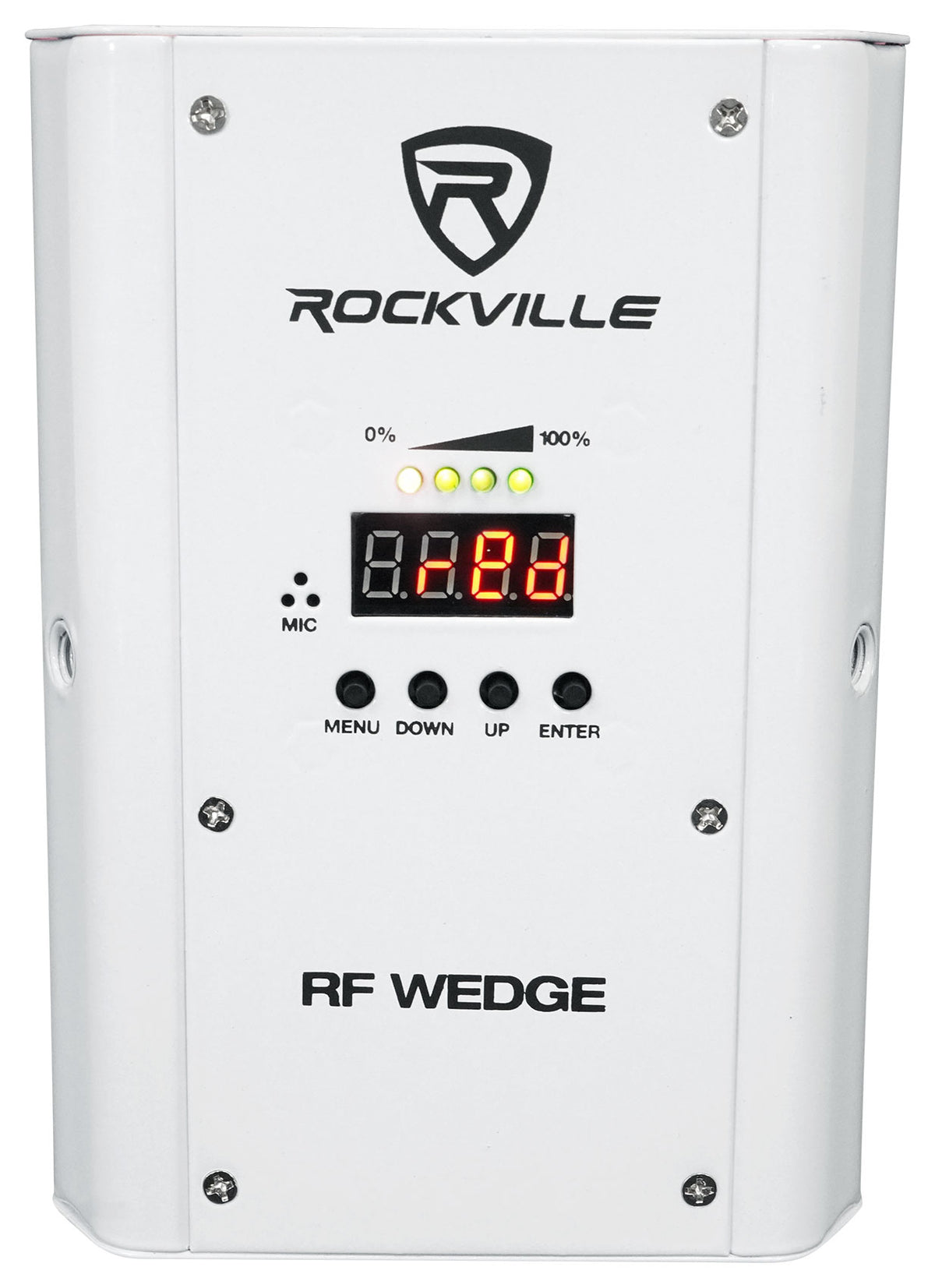 (4) RF WEDGE WHITE RGBWA+UV Wireless DMX Up Lights+384 Ch. Controller
