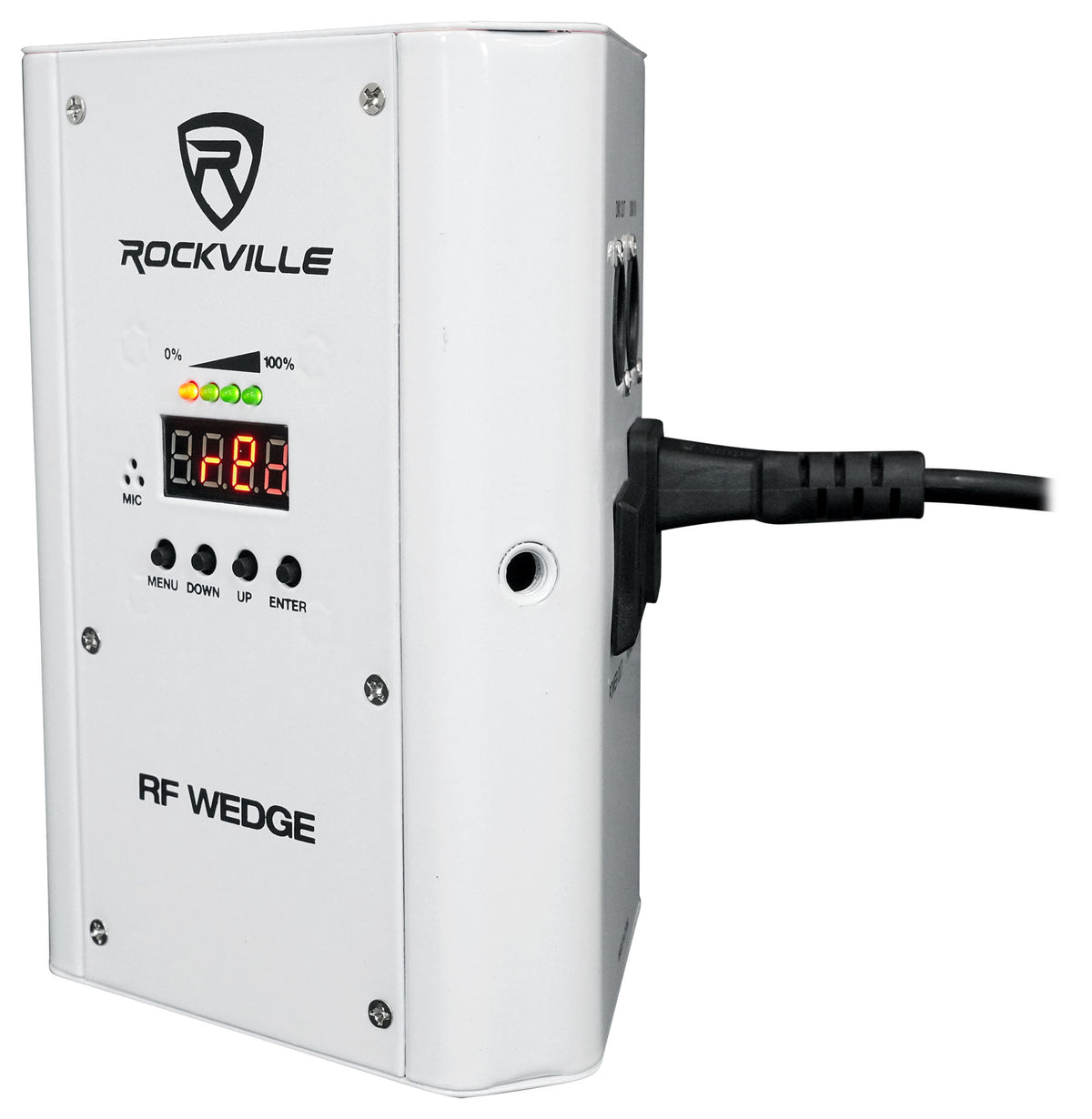 (8) RF WEDGE WHITE RGBWA+UV Wireless DMX Up Lights+384 Ch. Controller