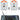 (2) Rockville RF WEDGE WHITE RGBWA+UV Battery Wireless DMX Up Lights+Controller