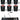 (6) Rockville RF WEDGE BLACK RGBWA+UV Wireless DMX Up Lights+384 Ch. Controller