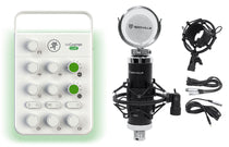 Mackie M Caster Live White Streaming Podcasting Smartphone/USB Mixer+Microphone