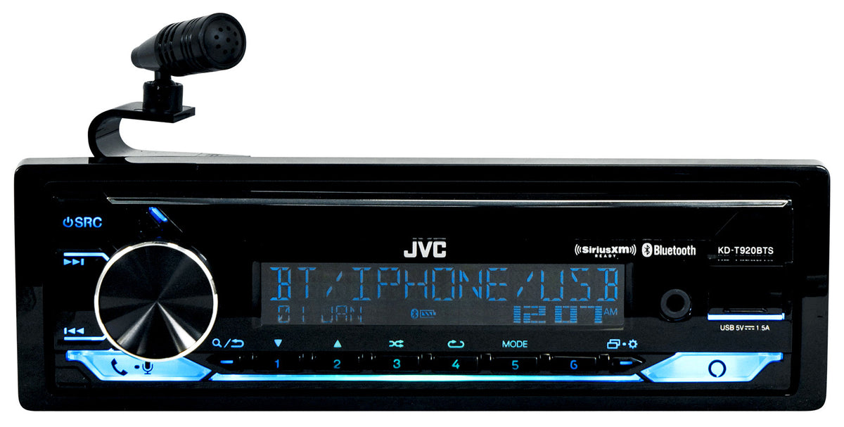 KD-T920BTS CD Receiver & Install Kit for 2003-2006 Jeep Wrangler TJ