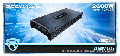 RGHR51 5 Zone Marine Receiver w/Bluetooth+6-Channel Amplifier+Remotes
