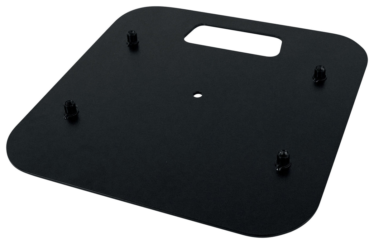 (1) Rockville RTP33-TV White/Black Totem DJ Speaker/Lighting Stand w/ TV Mount