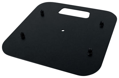 (1) Rockville RTP33-TV White/Black Totem DJ Speaker/Lighting Stand w/ TV Mount