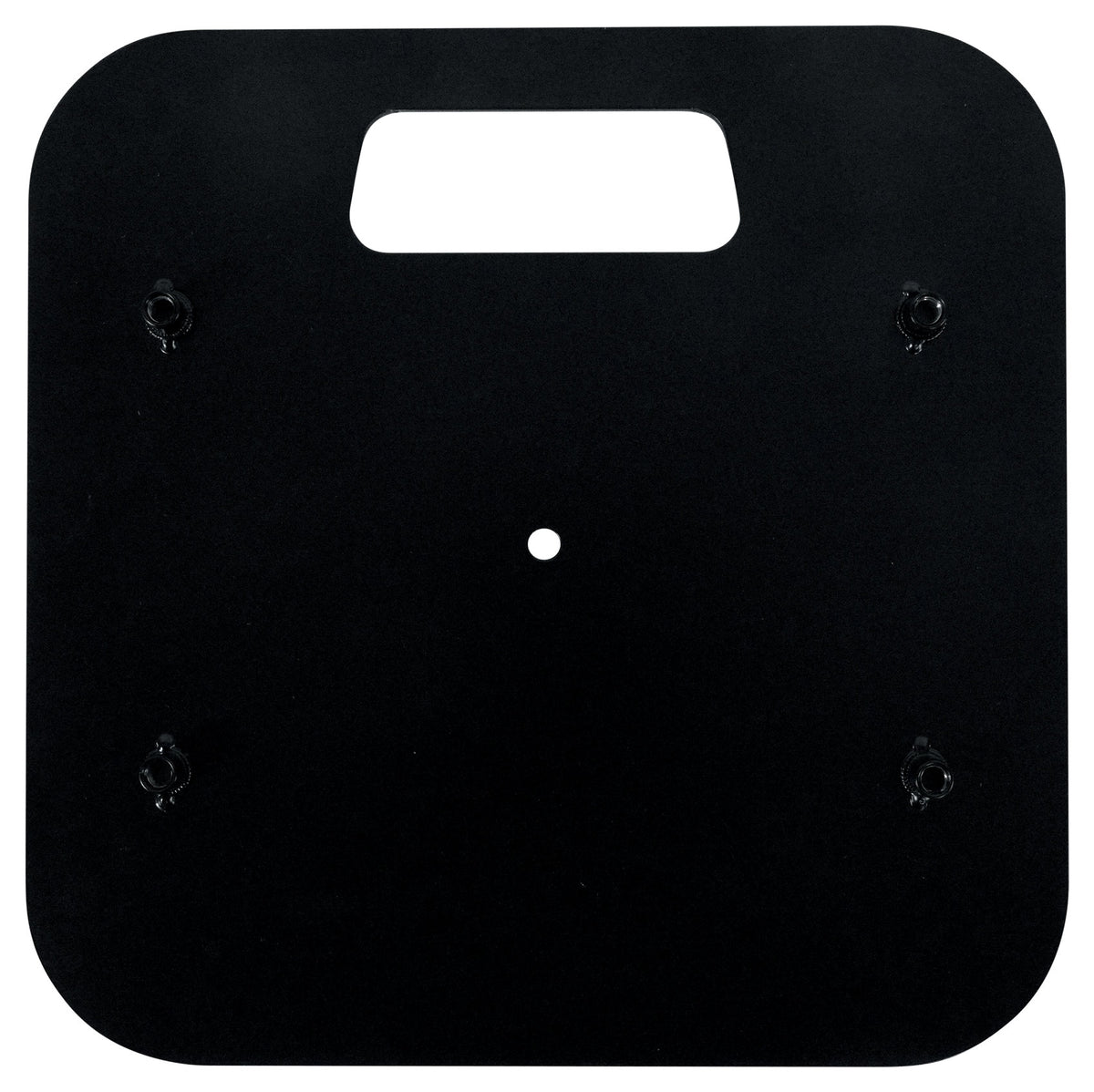 (1) Rockville RTP33-TV White/Black Totem DJ Speaker/Lighting Stand w/ TV Mount