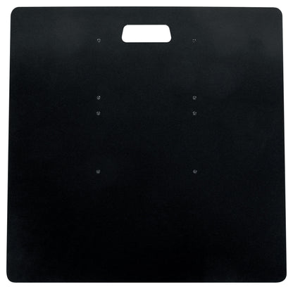 (1) Rockville RTP33-TV White/Black Totem DJ Speaker/Lighting Stand w/ TV Mount