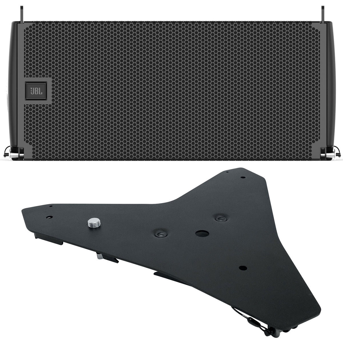 JBL SRX906LA Dual 6.5" 2-Way Powered Line Array Column Speaker+Base Plate