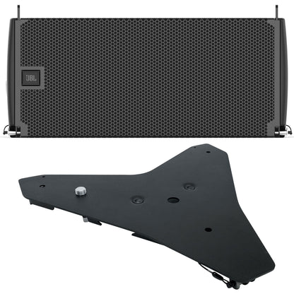 JBL SRX906LA Dual 6.5" 2-Way Powered Line Array Column Speaker+Base Plate