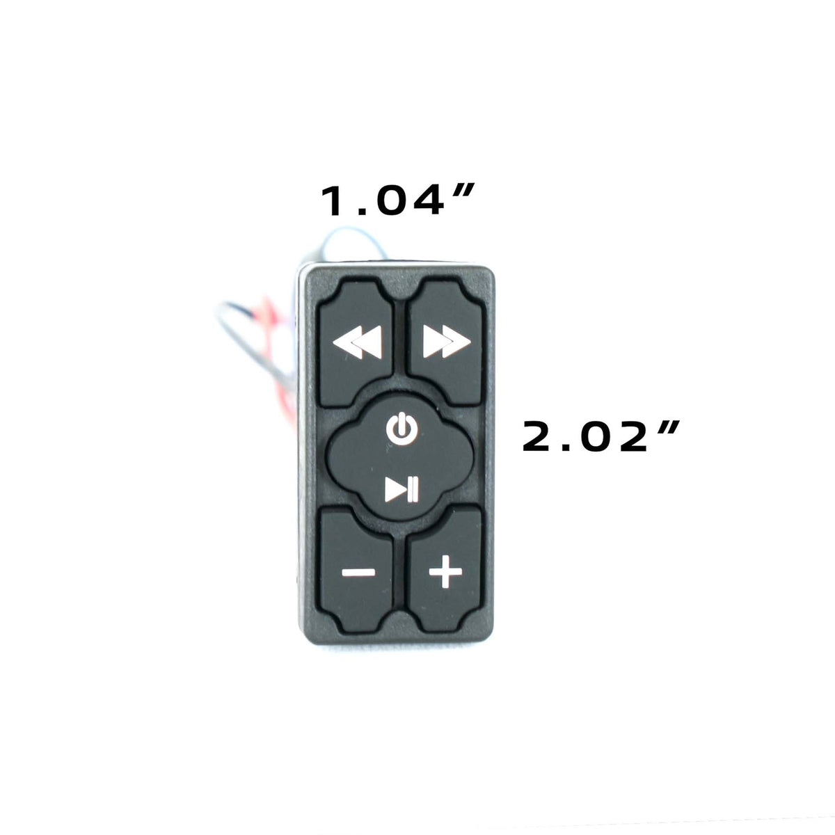 Rockville RockerBT Rocker Switch Bluetooth Controller+Aux For RZR/ATV/UTV/Cart