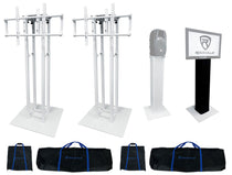 RTP33‑TV White 2-Pack + Black Totem Plates Bundle