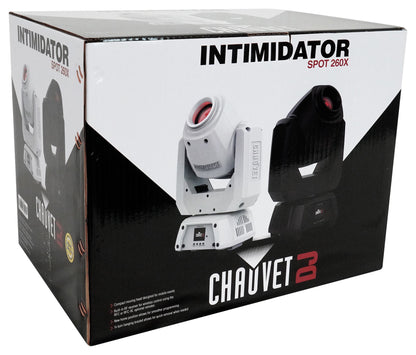 Chauvet DJ Intimidator Spot 260X Compact DMX LED Moving Head Light w/RF Receiver