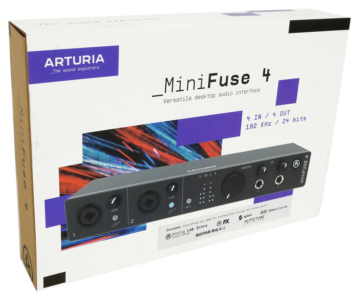 Minifuse 4 Black+(2) RCM03+(2) PRO-M50-2