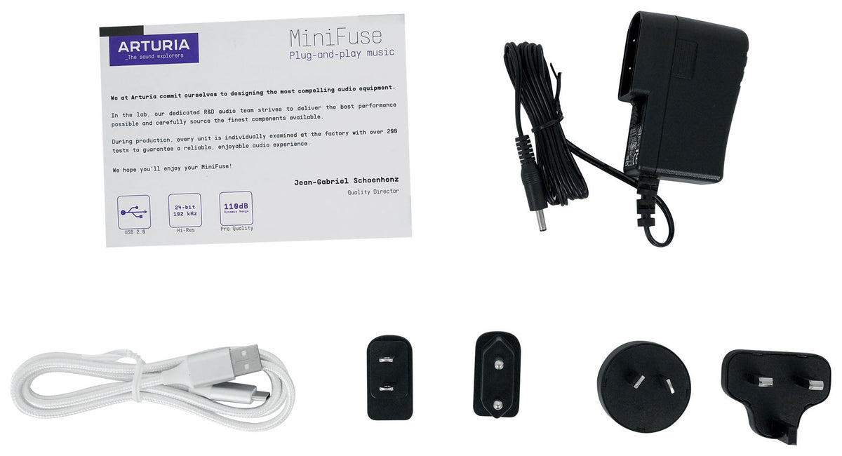Minifuse 4 White+(2) RCM03+(2) PRO-M50-1