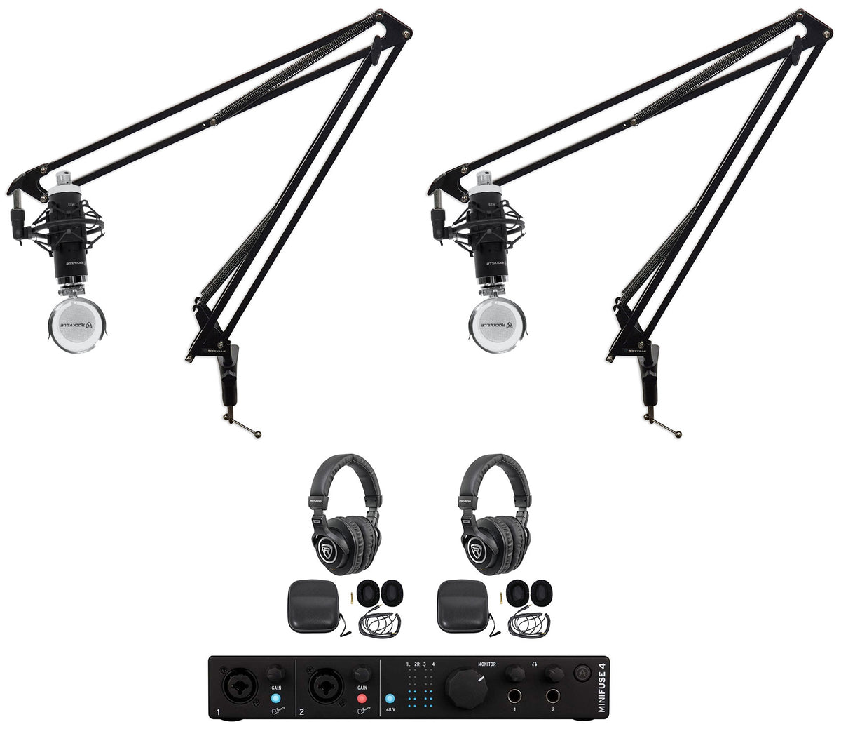 Minifuse 4 Black+(2) RCM03+(2) PRO-M50-2
