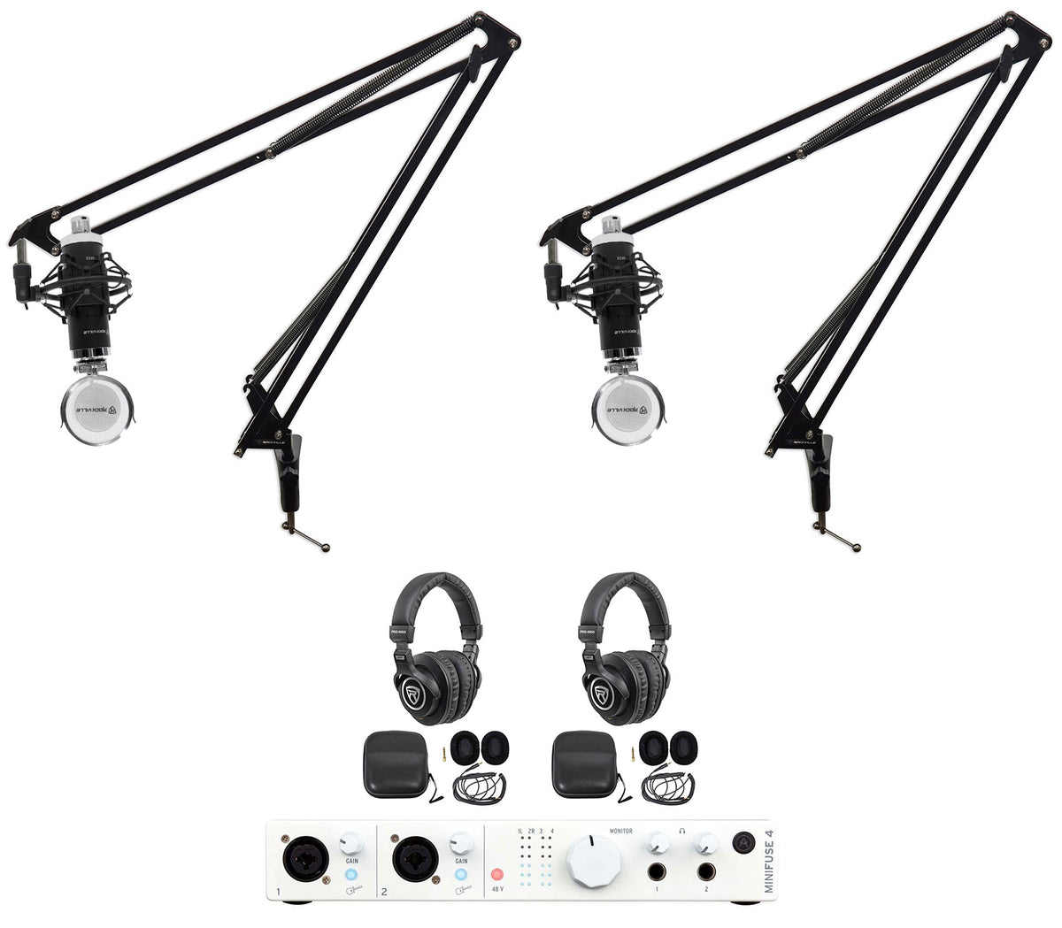 Minifuse 4 White+(2) RCM03+(2) PRO-M50-2