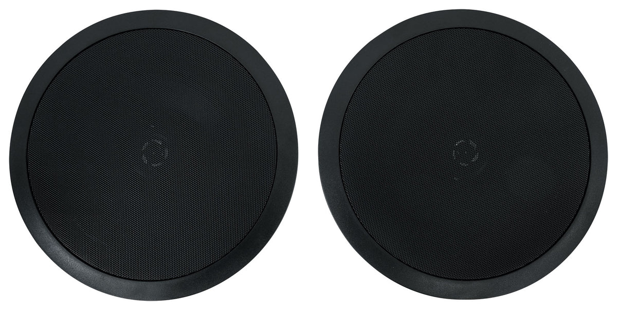 Pair Rockville HC85-16 Black 8" 700 Watt In-Ceiling Home Theater Speakers 16 Ohm