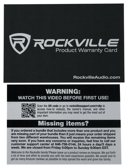 Rockville RV1212P Dual 12" 1200w Car Audio Subwoofers in Vented Sub Enclosure Box