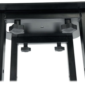 Rockville RTP-GO Black Portable Collapsible DJ Totem Light Stand + Bag + Scrims