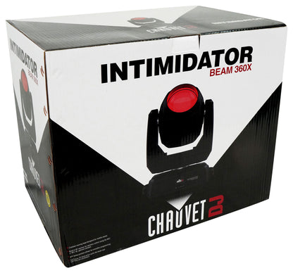 Chauvet DJ Intimidator Beam 360X Compact DMX LED Moving Head Light w/RF Receiver