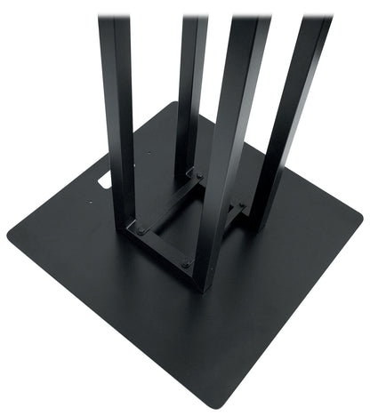 1) Rockville RTP33-TV Black or White Totem DJ Speaker/Lighting Stand w/ TV Mount