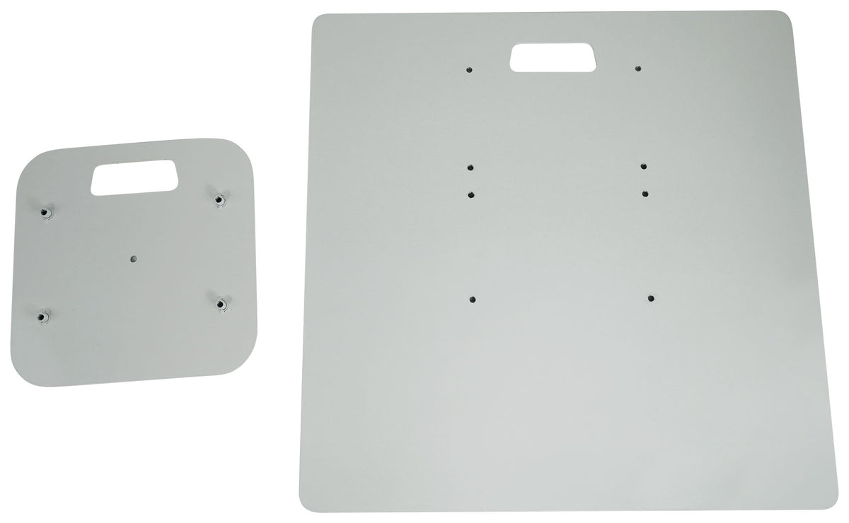 1) Rockville RTP33-TV Black or White Totem DJ Speaker/Lighting Stand w/ TV Mount