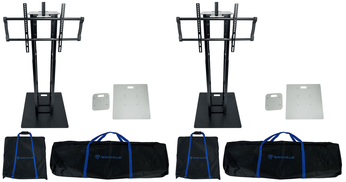 RTP33‑TV Black 2-Pack + White Totem Plates Bundle