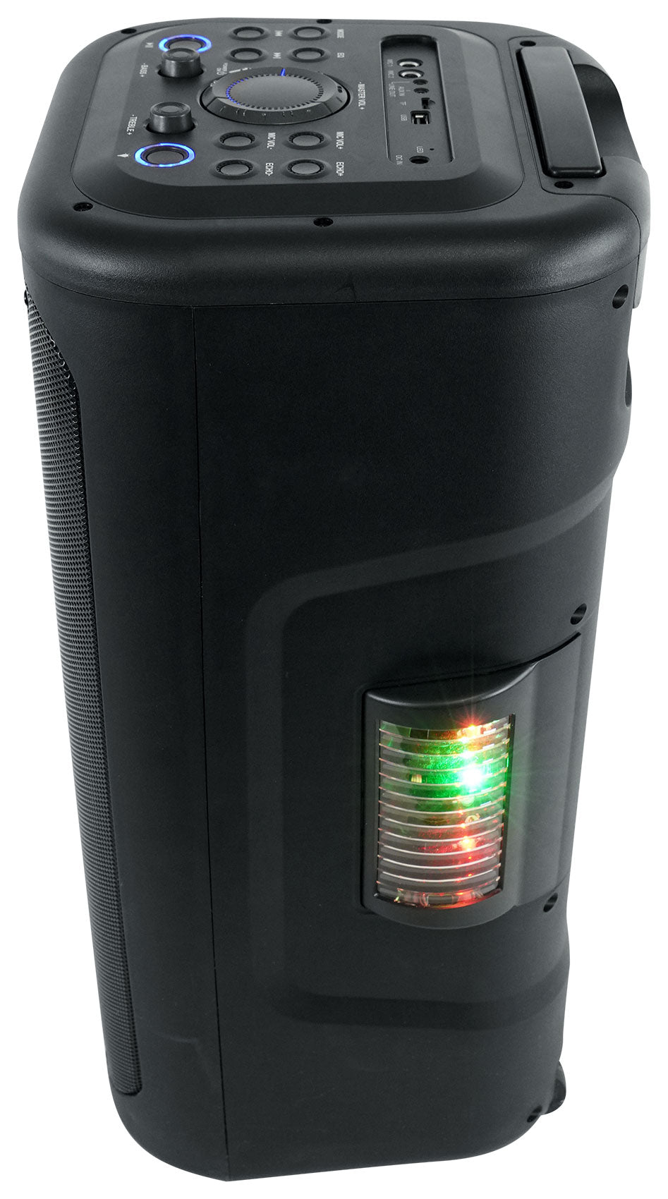 Rockville Go Party 6 Dual 6.5" Portable LED Party Bluetooth Speaker Mic Input