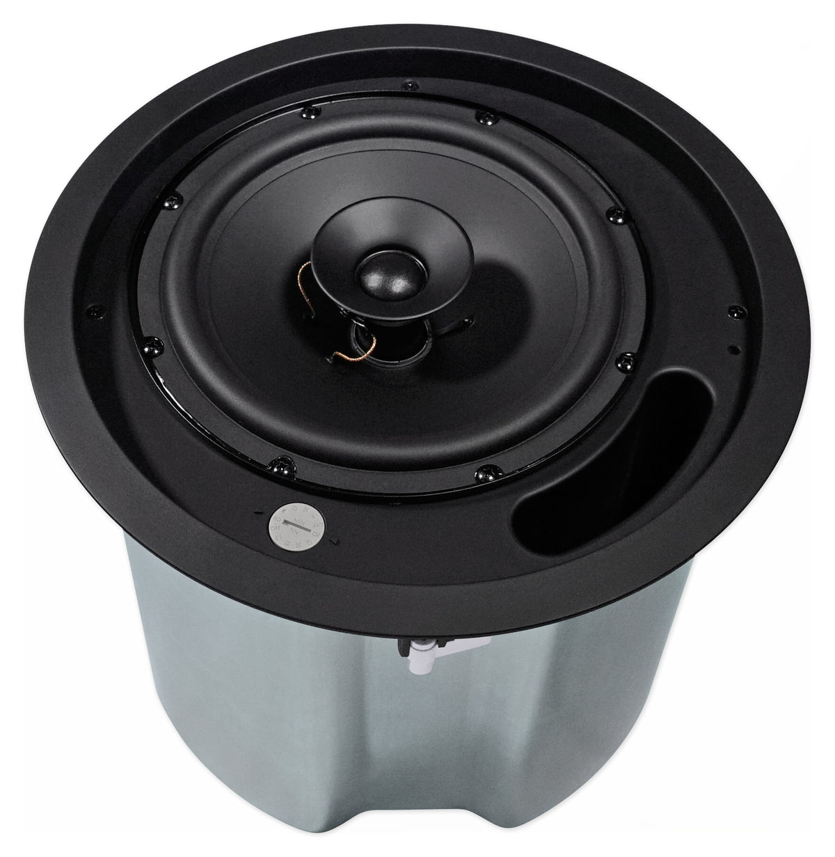 (2) JBL Control 18C/T-BK 8" 70v Commercial Black Ceiling Speakers For Restaurant
