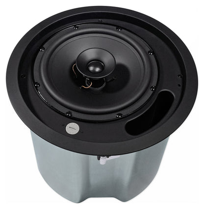 (2) JBL Control 18C/T-BK 8" 70v Commercial Black Ceiling Speakers For Restaurant