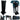 Rockville RTP-GO Black Portable Collapsible DJ Totem Light Stand + Bag + Scrims