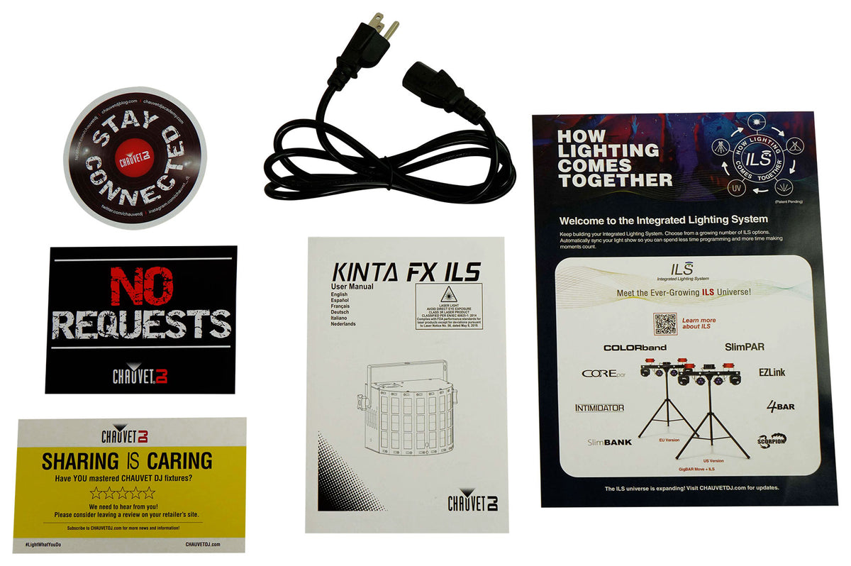 Chauvet DJ Kinta FX ILS D-Fi USB DMX Multi-Effect Light w/Laser/SMD/Strobe