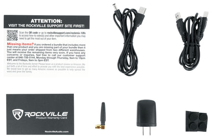 Rockville ROCKMIX 10FX 10 Chan Mixer USB Computer Recording Interface+Effects
