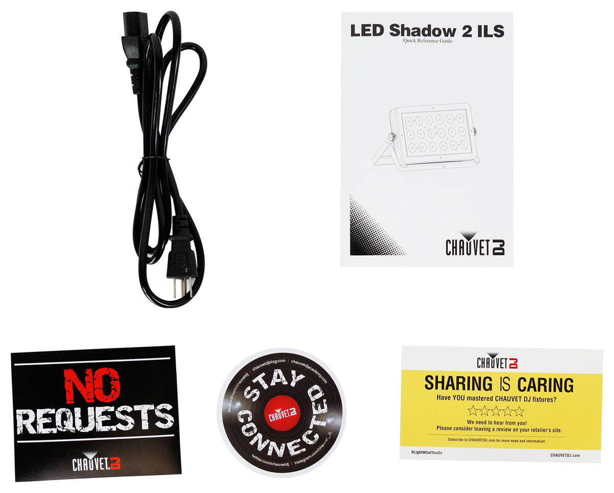 Chauvet DJ LED Shadow 2 ILS Black Light w/Eye Candy Effects D-Fi USB/DMX