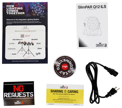 Chauvet DJ SlimPAR Q12 ILS RGBA LED D-Fi USB DMX Par Can Party/Stage Wash Light