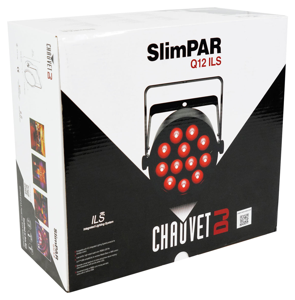 Chauvet DJ SlimPAR Q12 ILS RGBA LED D-Fi USB DMX Par Can Party/Stage Wash Light