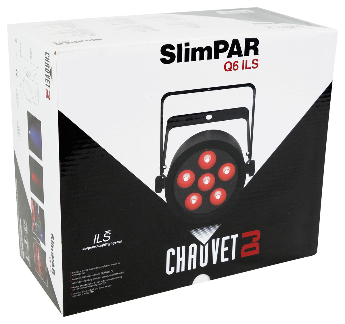 Chauvet DJ SlimPAR Q6 ILS RGBA LED D-Fi USB DMX Par Can Party/Stage Wash Light