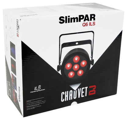 Chauvet DJ SlimPAR Q6 ILS RGBA LED D-Fi USB DMX Par Can Party/Stage Wash Light