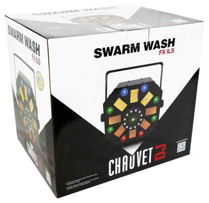 Chauvet DJ Swarm Wash FX ILS RGBAW+UV DMX LED Rotating Derby/Laser/Strobe Light