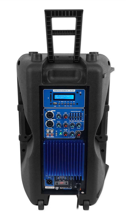 RPG12BT V2 12" Powered 800W DJ PA Speaker w/Bluetooth+Slip Cover