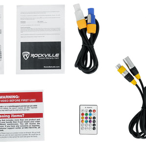 (2) Rockville WET PAR PRO White Indoor/Outdoor Wash Up Lights Restaurant Stage