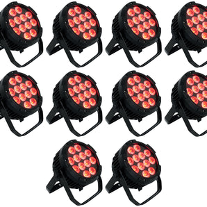 10) Rockville WET PAR PRO Indoor/Outdoor Par Wash Up Lights For Restaurant Stage
