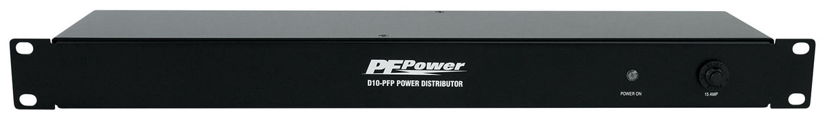 Furman D10-PFP 1U 15A Rackmount Pro DJ Power Strip w/ 10 Outlets