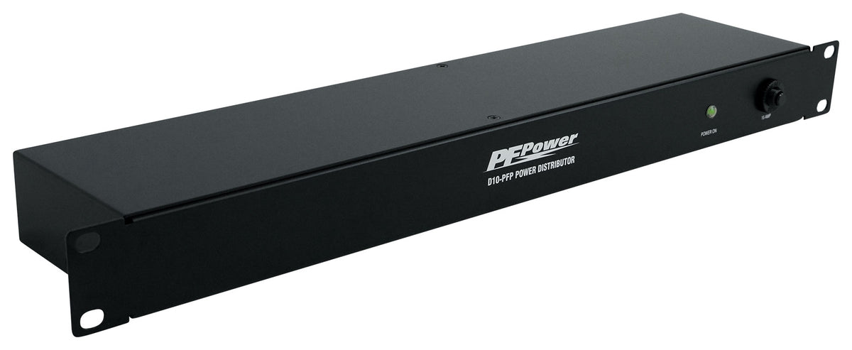 Furman D10-PFP 1U 15A Rackmount Pro DJ Power Strip w/ 10 Outlets