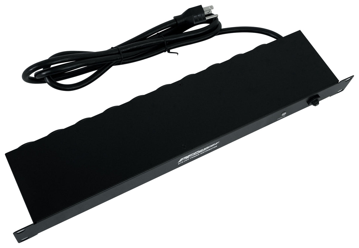 Furman D10-PFP 1U 15A Rackmount Pro DJ Power Strip w/ 10 Outlets